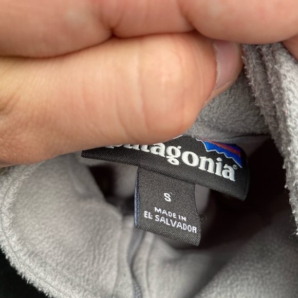 Patagonia Micro D 1/4 Zip Sweater Small Gray - Picture 4 of 5